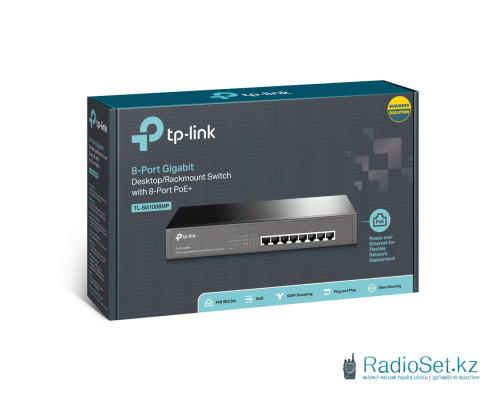 Коммутатор TP-Link TL-SG1008MP